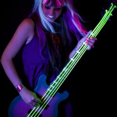 Neon Phosphorescent Electric Guitar Strings