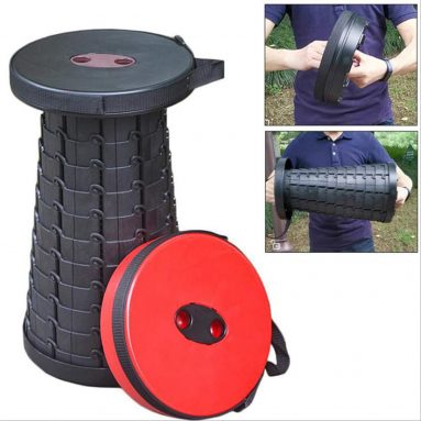 Travel Folding Stools, Drum Telescopic Chair, Plastic Drummer Stretch Camping Chairs
