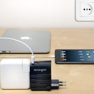 Travel Plug Adapter with Dual USB Ports