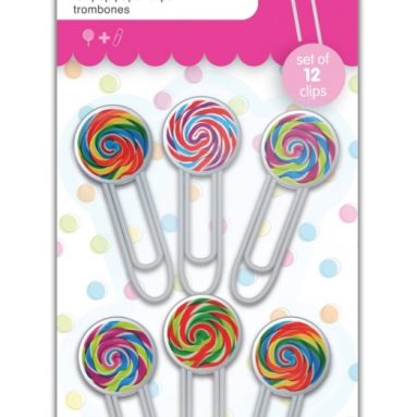Treats Lollipop Paper Clips