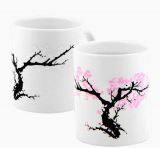 Tree Blossom Morphing Coffee Beverage Color Changing Mug
