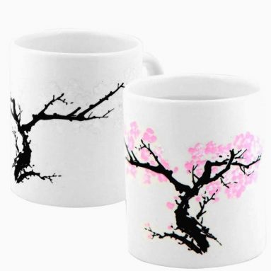 Tree Blossom Morphing Coffee Beverage Color Changing Mug
