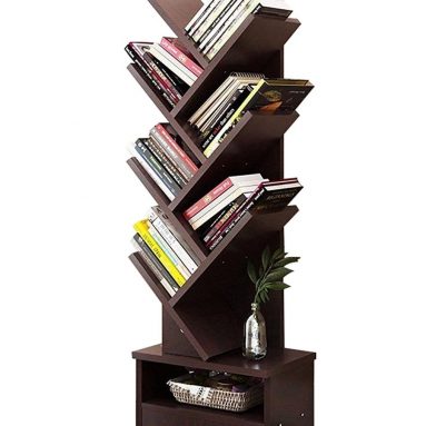 Tree Shape Bookshelf Storage Display Unit