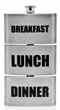 Triple Breakfast Lunch Dinner Drinking Flask