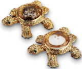 Turtles Gold Shakers Salt and Pepper Shakers