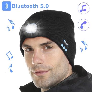 Tutuko Bluetooth 5.0 LED Beanie Hat