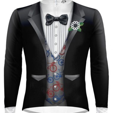 Tuxedo Design Cycling Jersey Men’s Long Sleeve