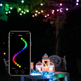 Twinkly Festoon LED String Lights – App Controlled Indoor and Outdoor String Lights Decoration