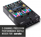 Two Channel DJ Mixer for Serato DJ with Akai Professional MPC Performance Pads