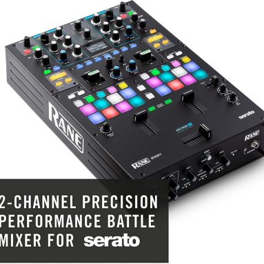Two Channel DJ Mixer for Serato DJ with Akai Professional MPC Performance Pads