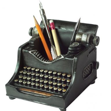 Typewriter Pencil Cup
