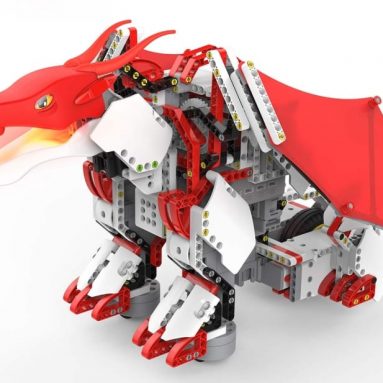 UBTECH JIMU Robot Mythical Series: Firebot Kit/ App-Enabled Building & Coding STEM Robot Kit