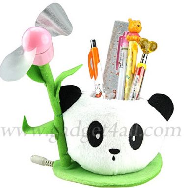 Panda Holder With USB Fan