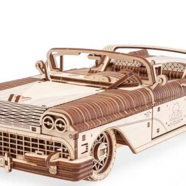 UGears Mechanical Wooden 3D Puzzle Model Dream Cabriolet