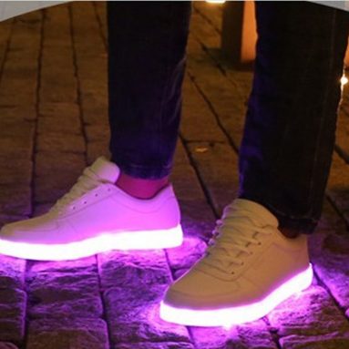 USB Charging LED Lighted Luminous Shoes Women’s