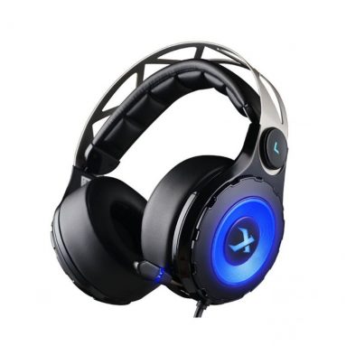 USB Gaming Headphones 7.1 Virtual Surround Sound Over-Ear Gaming Headset with Retractable Microphone