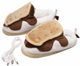 USB Heated Plush Slippers
