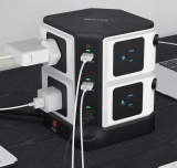 USB Power Strip BESTEK 8-Outlet Surge Protector 1500 Joules