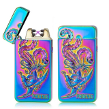 USB Rechargeable Flameless Electronic Pulse Arc Cigarette Lighter