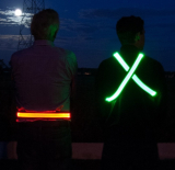 USB Rechargeable LED Reflective Belt
