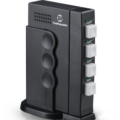 4 Port Manual Switch One USB Device/Hub Between Four Computers