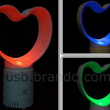 USB Heart Aromatic Electric Fan