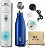 UV Water Purifier Cap and Insulated Self Cleaning Water Bottle