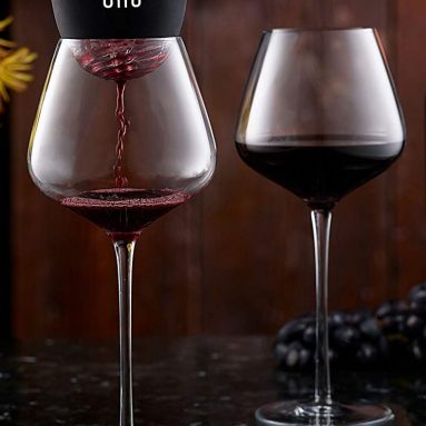 Ullo Wine Purifier and Angstrom Wine Glasses