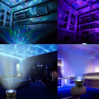 Umiwe Remote Control Ocean Wave Projector Night Light