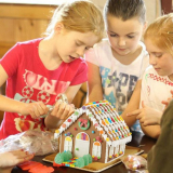 Unassembled Christmas Gingerbread House Kit