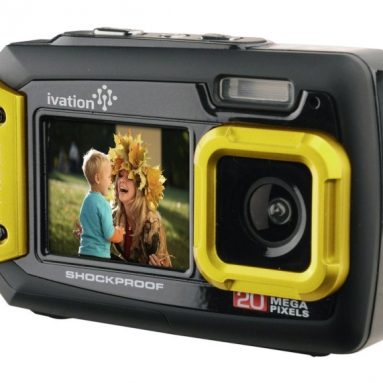 Underwater Shockproof Digital Camera and Video Camera wDual Full-Color LCD Displays
