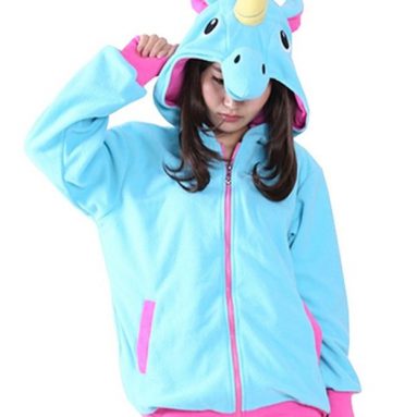 Unisex Cartoon Hoodies Animal Costume Sweater Jacket