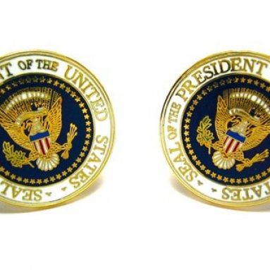 United States USA Presidential Seal Cufflinks