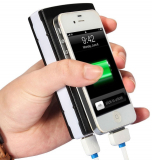 10000 mAh Portable Dual USB External Solar Power Bank