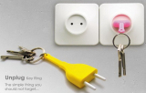 Unplug Key Ring Key Holder Living Style Wall Decoration