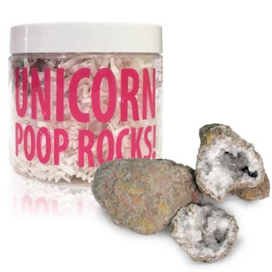 V-DAY UNICORN POOP ROCKS! SPARKLY + SCENTED GEODES