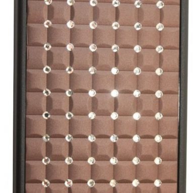 Dark Brown Deluxe Bling Case Cover for iPhone 4S