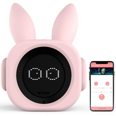 VOBOT Bunny Kids/Toddlers Smart Sleep Trainer with Amazon Alexa