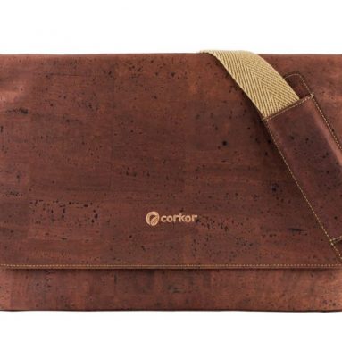 Vegan Messenger Bag Men’s 15 inch Laptop Briefcase Shoulder Bag