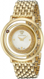 Versace Women’s venus Gold-Tone Stainless Steel Watch