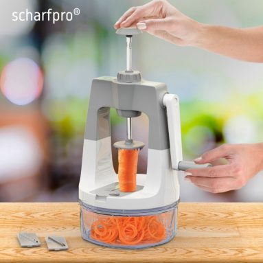 Vertical Self-Pressure Vegetable Spiralizer