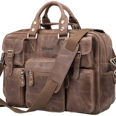 Vicenzo Titan Briefcase Messenger Laptop Bag