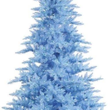 Blue Fir Tree with 1000 Blue LED Lights Christmas Tree