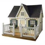 Victorian Playhouse with Porch and Railing