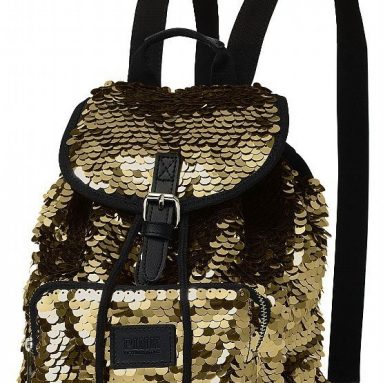 Victoria’s Secret Bling Gold Backpack Bag