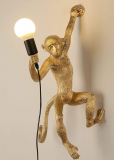 Vintage Resin Monkey Light Wall Lamp