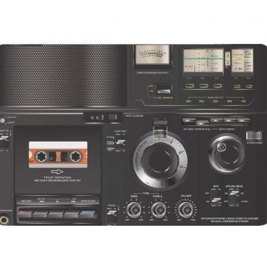 Vintage Retro Radio Receiver Indoor Outdoor Entrance Doormat