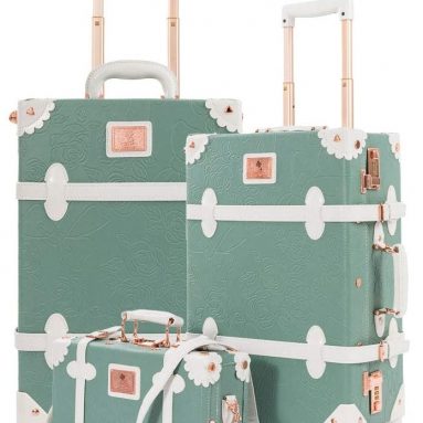 Vintage Suitcase 3 Piece Luggage Set