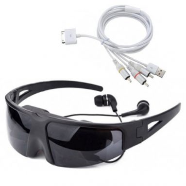 Virtual Digital Video Glasses AV Cable For iPhone Smartphone Device
