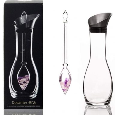 VitaJuwel Era GemWater Decanter and Crystal Gemstone Vial – Wellness